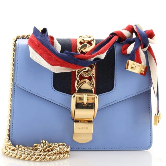 Gucci Handbags - Gucci Mini Sylvie Top Handle Bag
